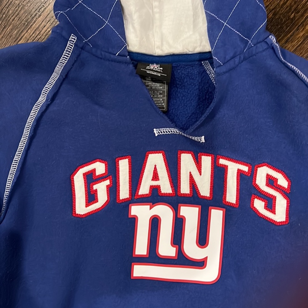NFL Team Apparel Giants women’s small hooded sweatshirt - Picture 2 of 5